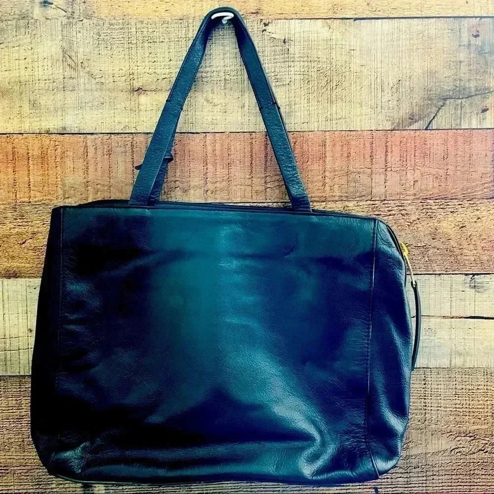 NWOT Via Spiga Leather Laptop/Work Bag